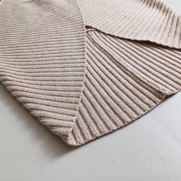 Sisters Open Front Vine Knit Cocoon Cardigan - Picture 6 of 16